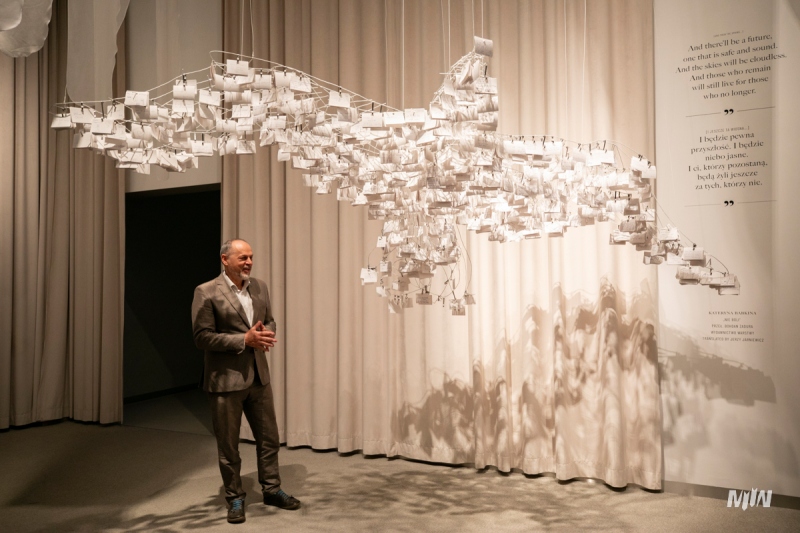 Instalacja artystyczna na zakończenie wystawy głównej MIIWŚ