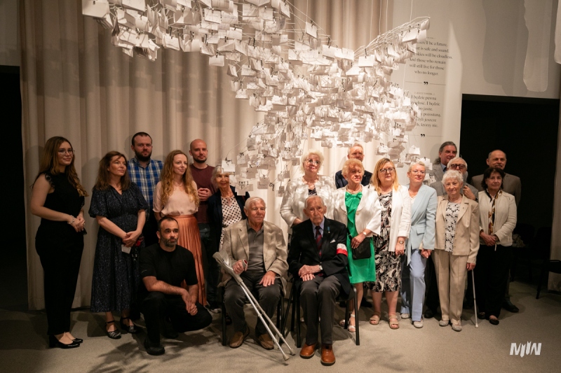 Instalacja artystyczna na zakończenie wystawy głównej MIIWŚ