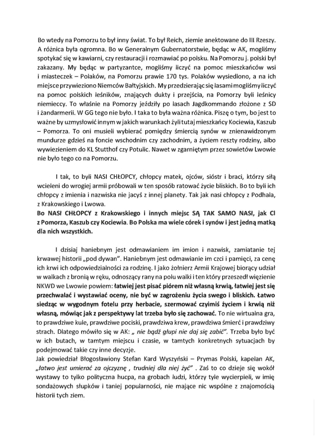 List kmdr. Romana Rakowskiego