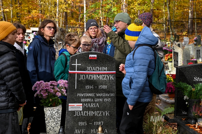 Akcja na Cmentarzu Witomińskim w Gdyni