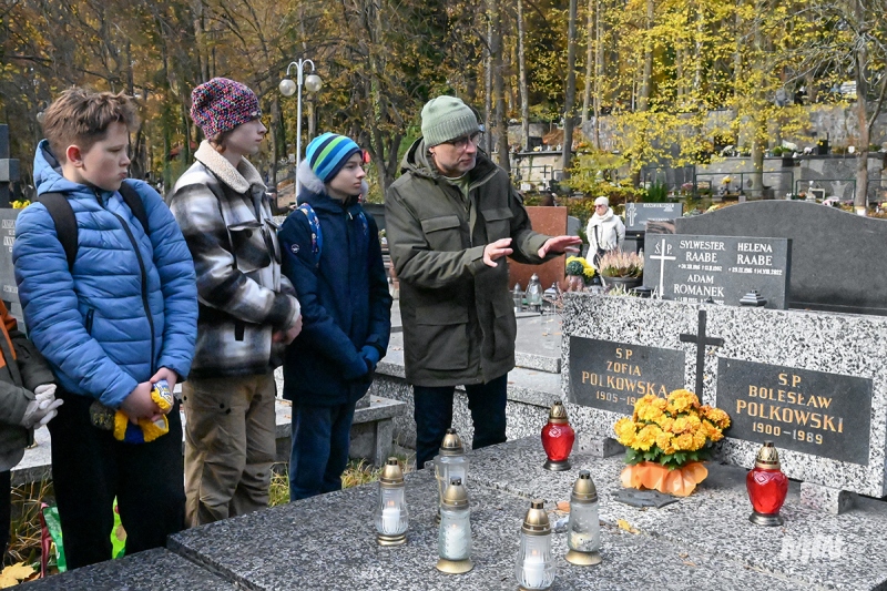 Akcja na Cmentarzu Witomińskim w Gdyni