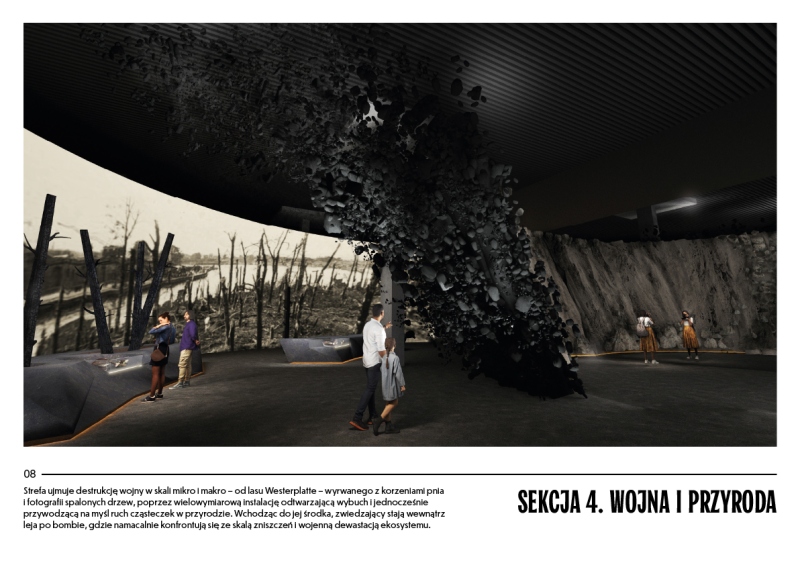 Wizualizacje wystawy Muzeum Westerplatte