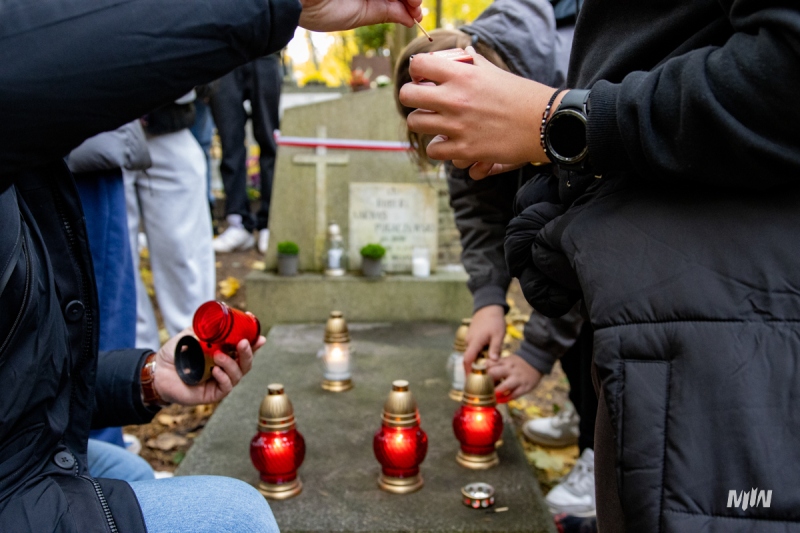 Akcja na Cmentarzu Centralnym Srebrzysko w Gdańsku