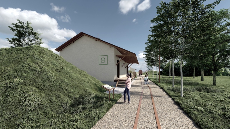 Wizualizacja - schron amunicyjny nr 8