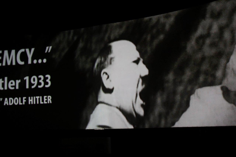 Prezydenci Polski i Niemiec na pokazie spektaklu "Wybuch" z okazji 75. rocznicy wybuchu wojny