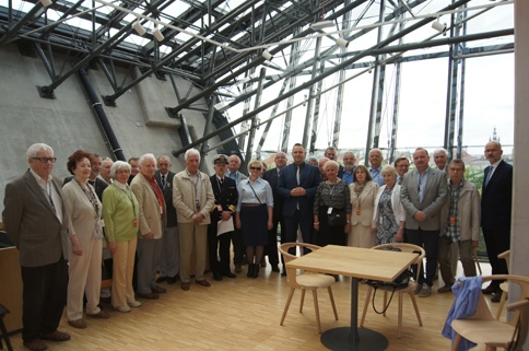 Representatives of patriotic organisations at the Museum of the Second World War