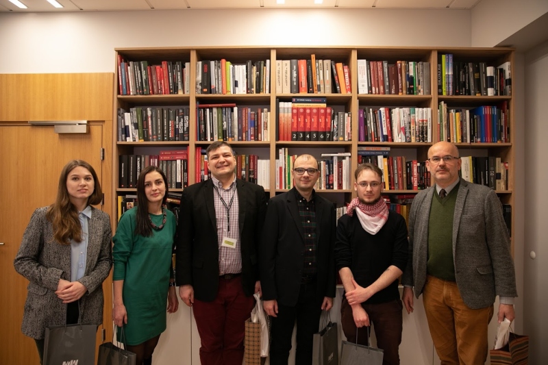 Uczestników stażu naukowego przywitał Prof. Grzegorz Berendt, Z-ca Dyrektora Muzeum II Wojny Światowej w Gdańsku