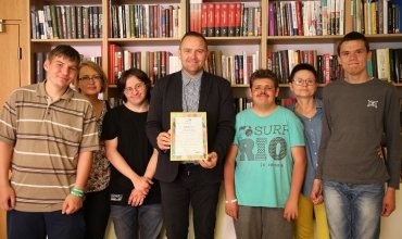 Dyrektor Muzeum  spotkał się z uczniami i nauczycielami ze Szkoły Podstawowej Specjalnej nr 26 w Gdańsku