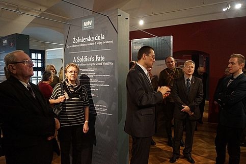 Wystawa "Żołnierska dola" w Wieluniu