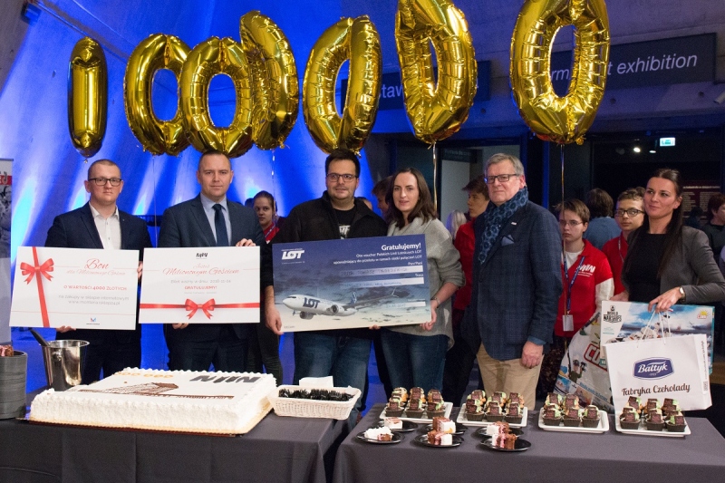 Milionowy zwiedzający w Muzeum II Wojny Światowej w Gdańsku