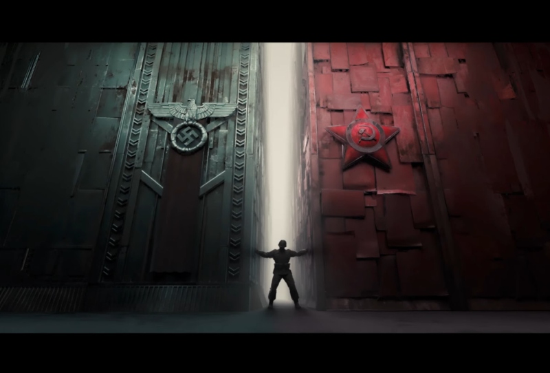 Projekcja filmów "The Unconquered" ("Niezwyciężeni") i "Wielka droga"