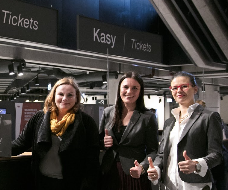 Mrs Agnieszka from Toruń purchased the half-millionth ticket for the main exhibition