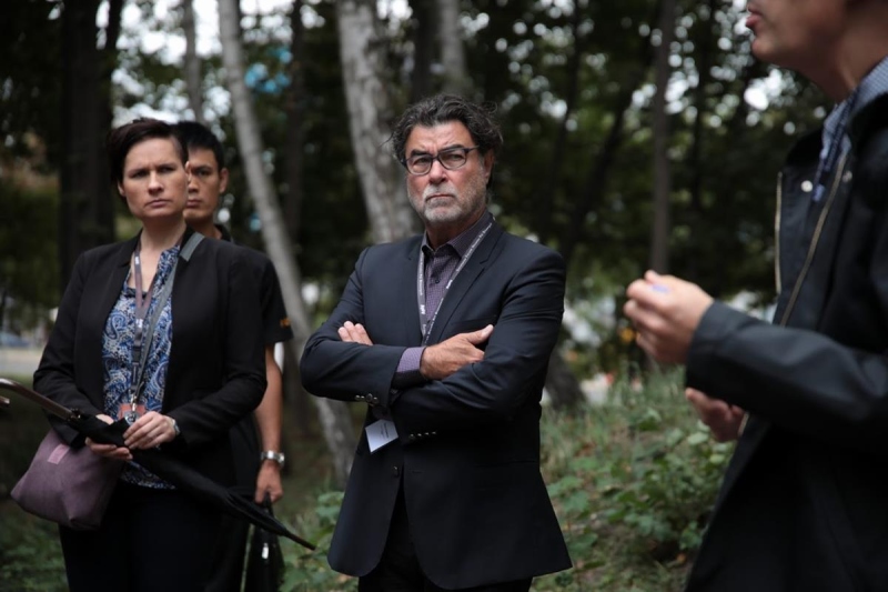 Wizyta studyjna prelegentów międzynarodowej konferencji World Battlefield Museums Forum na Westerplatte