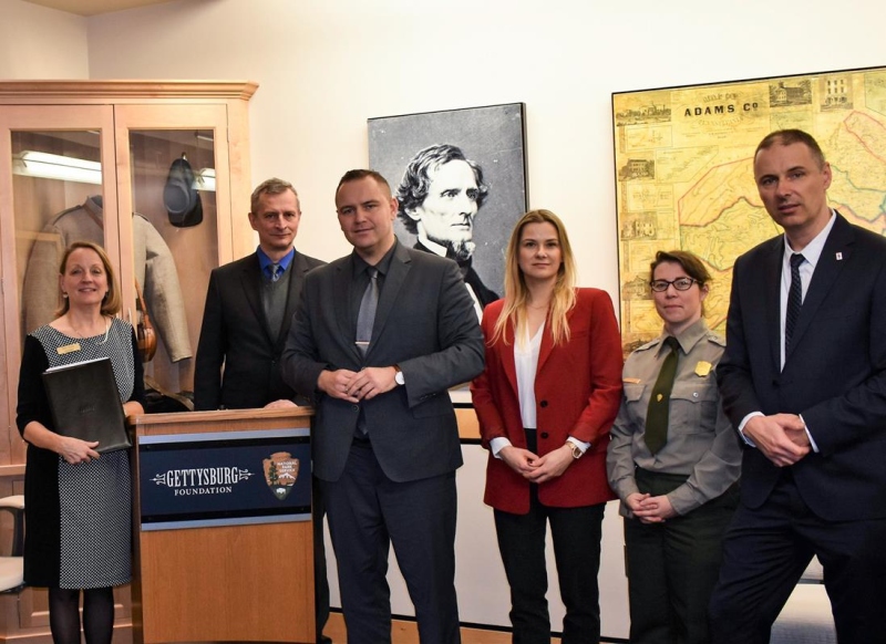 Wizyta w historycznej miejscowości Gettysburg w USA