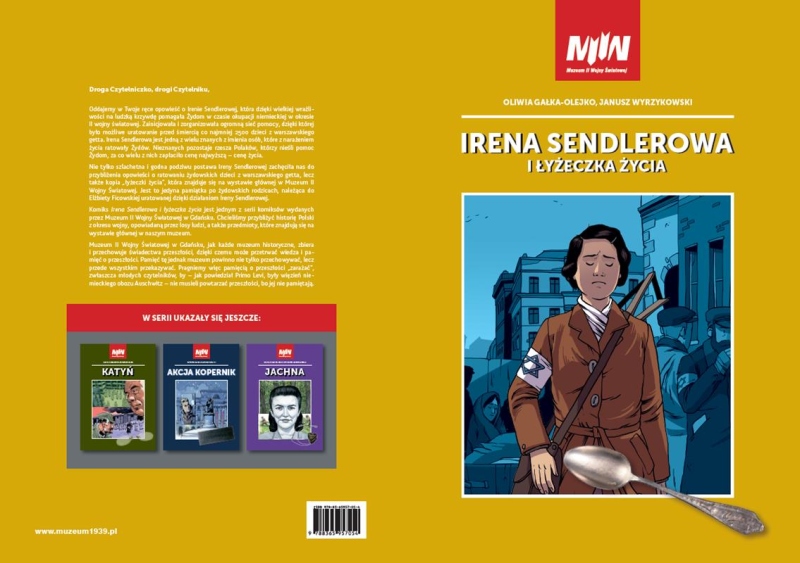 Nowy komiks dla dzieci "Irena Sendlerowa i łyżeczka życia"