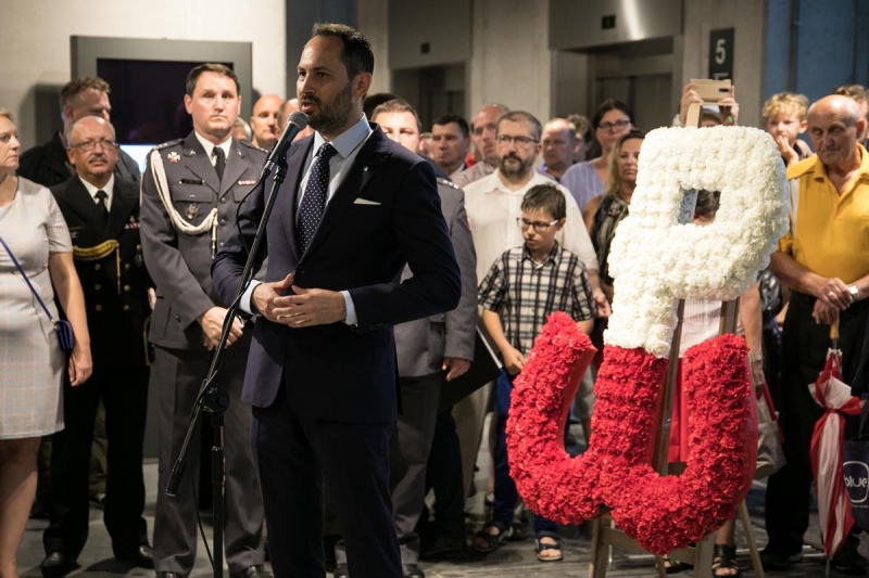 Obchody 74. rocznicy wybuchu Powstania Warszawskiego w Muzeum II Wojny Światowej w Gdańsku