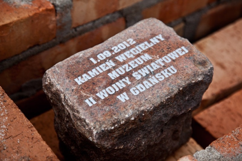 Setting of the foundation stone of the home of the Museum of the Second World War