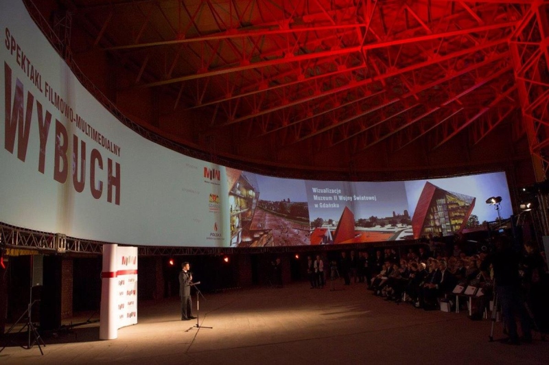 Moving film and multimedia performance “The Explosion” by Andrzej Wajda in commemoration of the outbreak of the Second World War