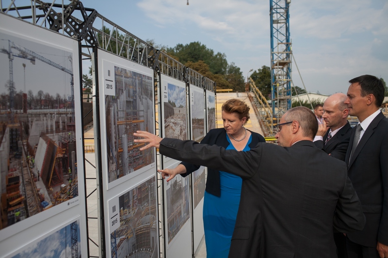 Open day at the Museum construction site.