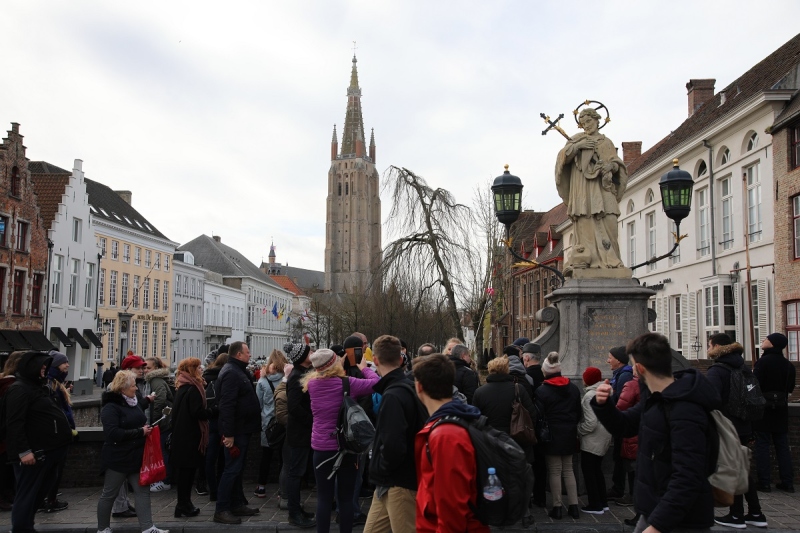 Delegacja pracowników oraz wolontariuszy Muzeum II Wojny Światowej w Gdańsku zwiedziła Brugię oraz Waterloo