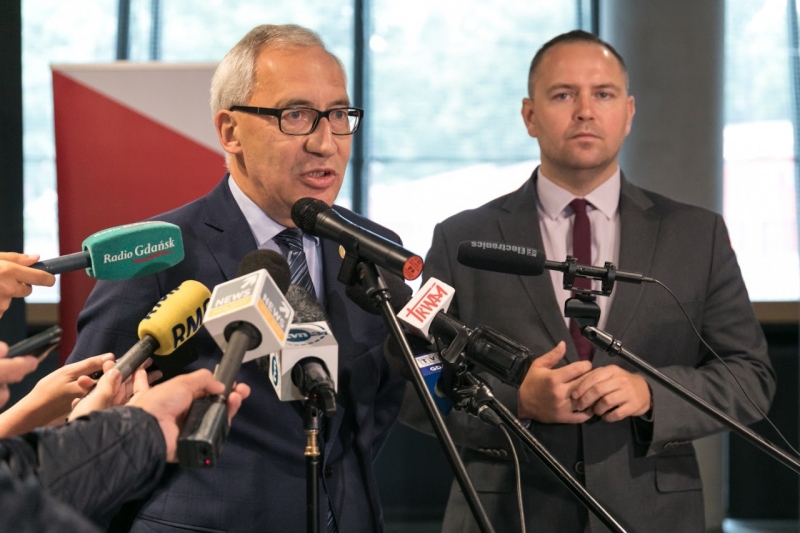 Konferencja prasowa poświęcona zagospodarowaniu Westerplatte