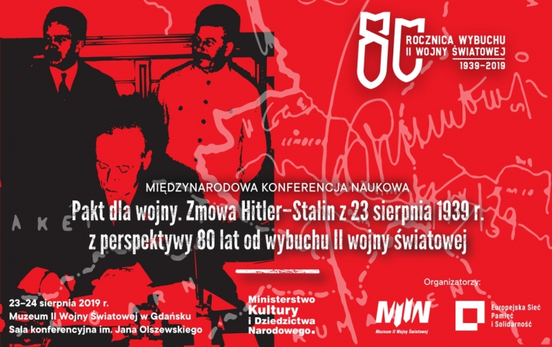 Pakt dla Wojny – konferencja w Gdańsku w rocznicę podpisania paktu Ribbentrop-Mołotow