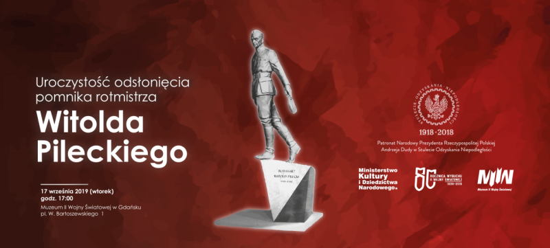 Uroczystość odsłonięcia pomnika rotmistrza Witolda Pileckiego 