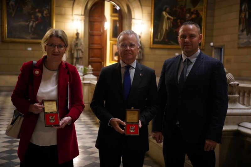 Wernisaż wystawy "Walka i cierpienie" w Barcelonie