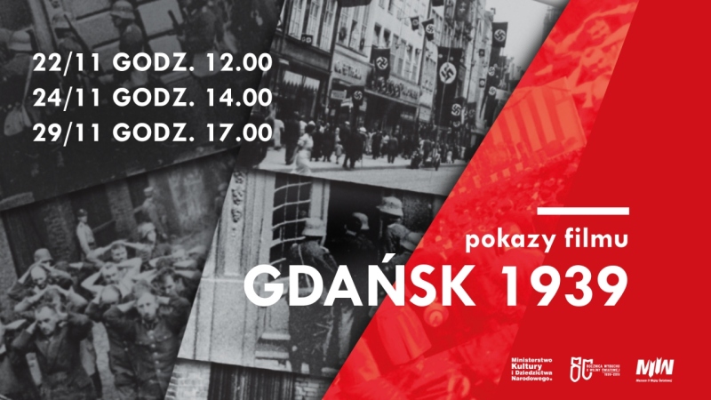 Pokazy filmu dokumentalnego "Gdańsk 1939"