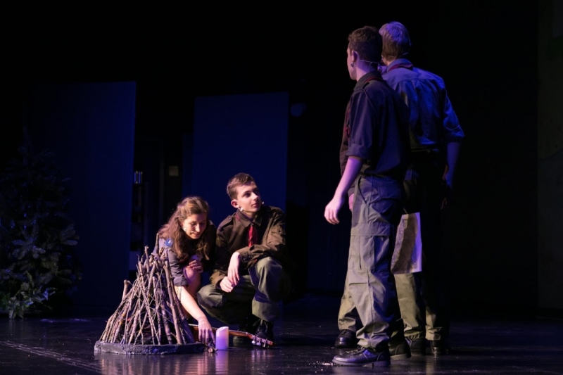 Pokaz spektaklu "Sen" dla uczniów 