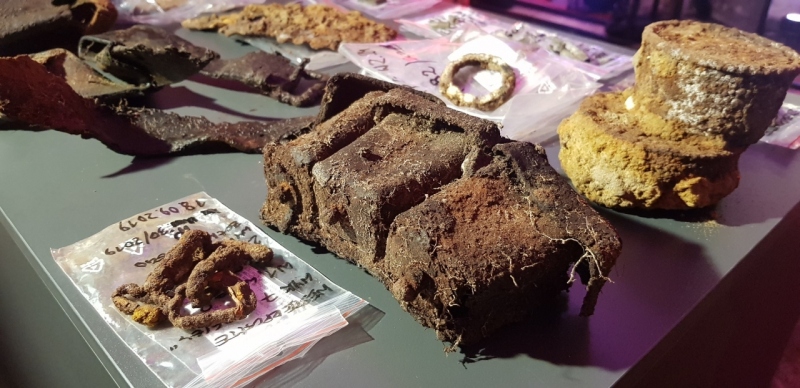 Ważne odkrycie na Westerplatte - pistolet Browning FN kal. 7,65 mm z zapasowym magazynkiem