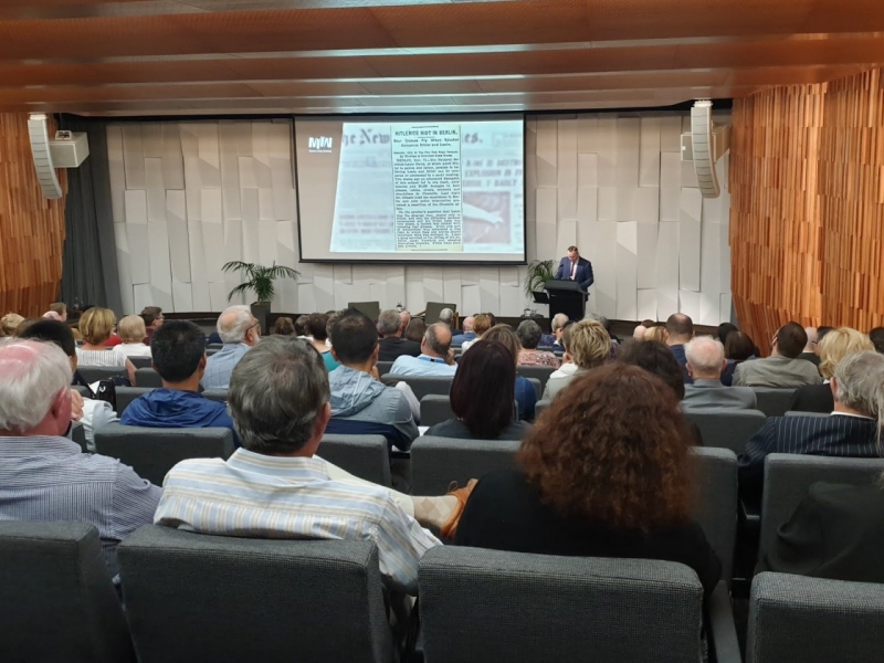 Delegation of the Museum of the Second World War visits Wellington