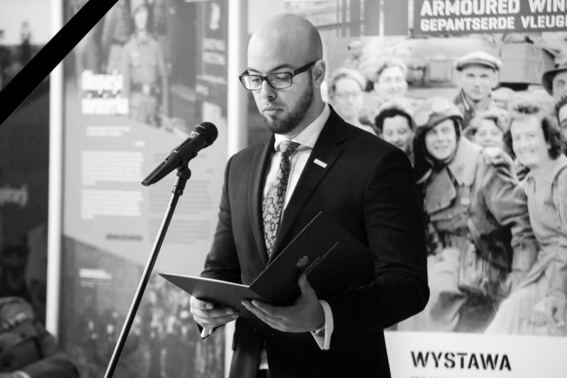 Z wielkim smutkiem przyjęliśmy wiadomość o śmierci naszego Kolegi Dawida Krupeja