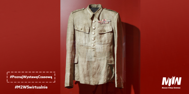 Kurtka mundurowa kapitana Mariana Wysokińskiego | #M2WSwirtualnie