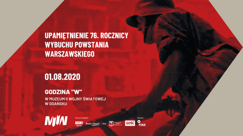 Upamiętnienie 76. rocznicy wybuchu Powstania Warszawskiego