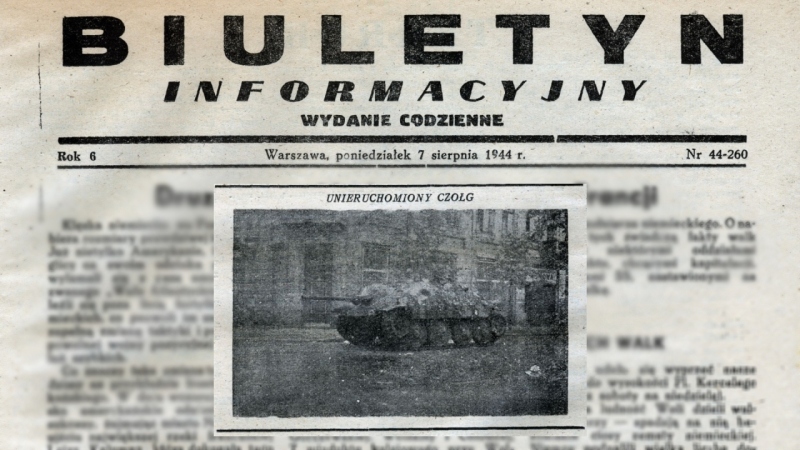 „Tygrys do budy” – czyli prasa powstańcza o sposobach walki z czołgami