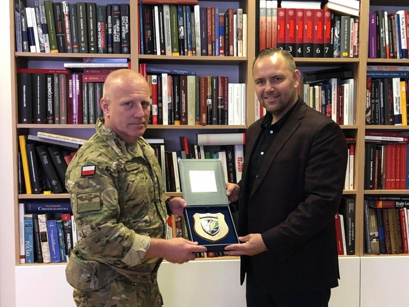 Spotkanie z gen. bryg. dr. inż. Sławomirem Drumowiczem dowódcą Komponentu Wojsk Specjalnych