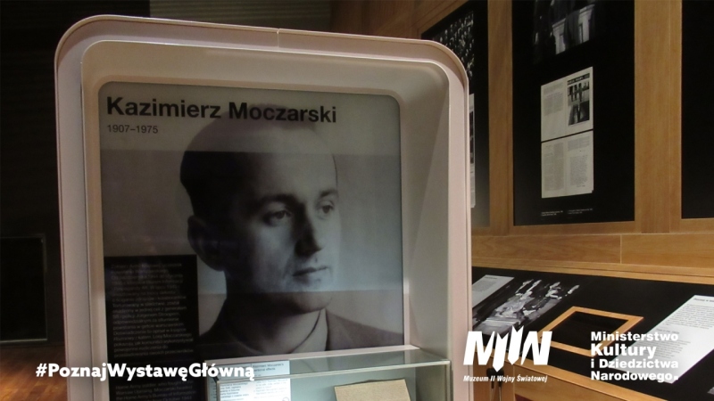#PoznajWystawęGłówną – 45. rocznica śmierci Kazimierza Moczarskiego – pisarza, żołnierza Armii Krajowej