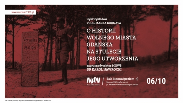 Wykład prof. Marka Kornata o historii Wolnego Miasta Gdańska