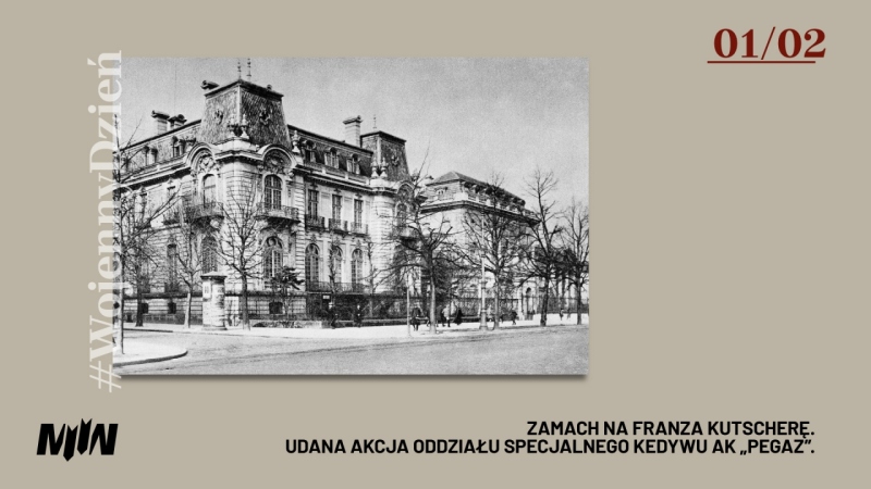#WojennyDzień - Zamach na Franza Kutscherę. Udana akcja oddziału specjalnego Kedywu AK „Pegaz”