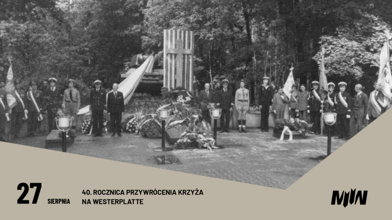 Wystawa ,,1945-2022. Dzieje krzyża na Westerplatte”