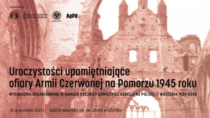  15-16 września br. uroczystości upamiętniające ofiary Armii Czerwonej na Pomorzu 1945 roku