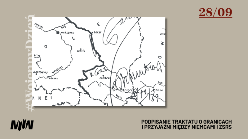 #WojennyDzień - Podpisanie traktatu o granicach i przyjaźni między Niemcami i ZSRS 
