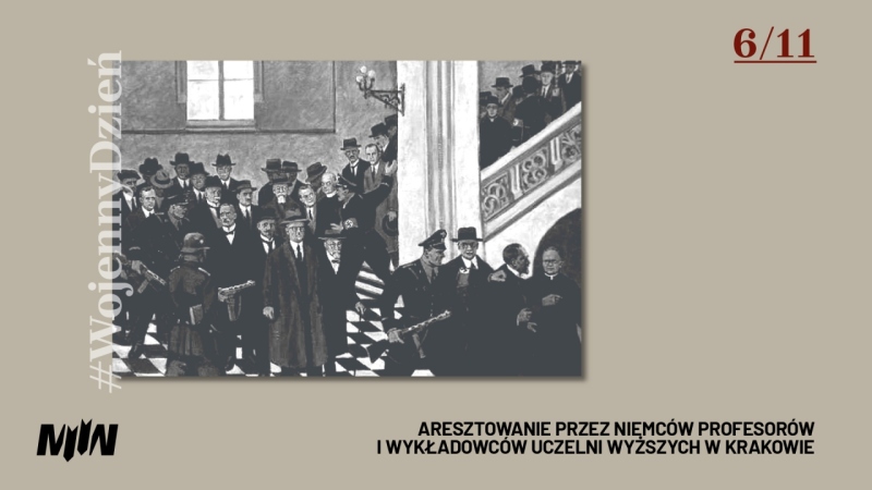 #WojennyDzień - Aresztowanie przez Niemców profesorów i wykładowców uczelni wyższych w Krakowie