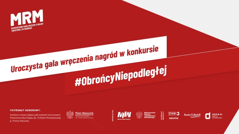 Uroczyste ogłoszenie wyników  KONKURSU GRAFICZNEGO #ObrońcyNiepodległej