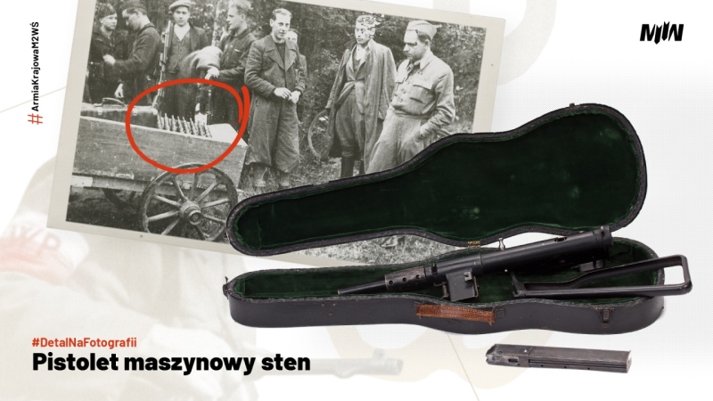 #DetalNaFotografii Pistolet maszynowy sten