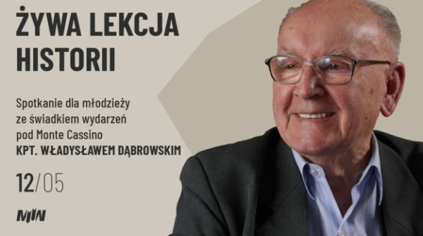 Żywa lekcja historii - spotkanie z kpt. Władysławem Dąbrowskim