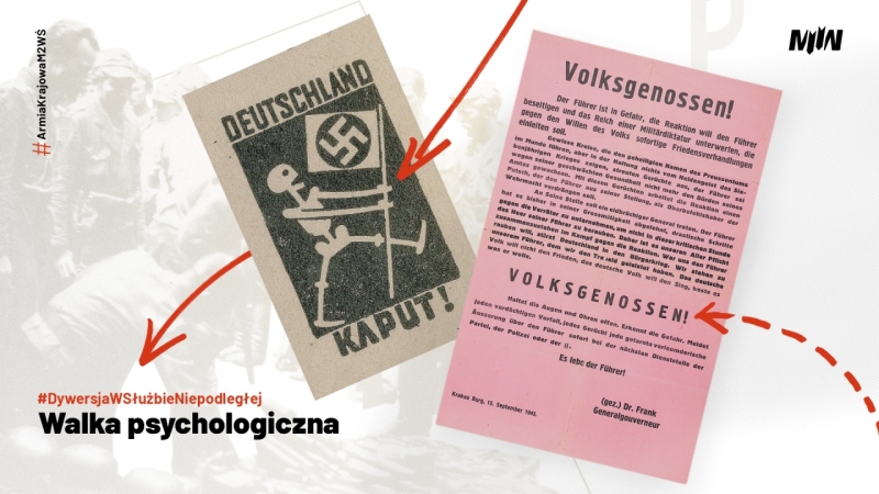 #DywersjaWSłużbieNiepodległej Walka psychologiczna #ArmiaKrajowaM2WŚ