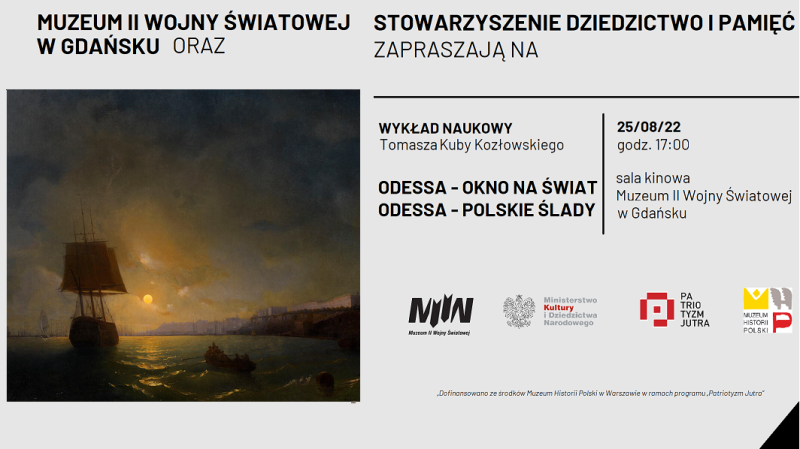 Wykład naukowy Odessa – okno na świat, Odessa – polskie ślady