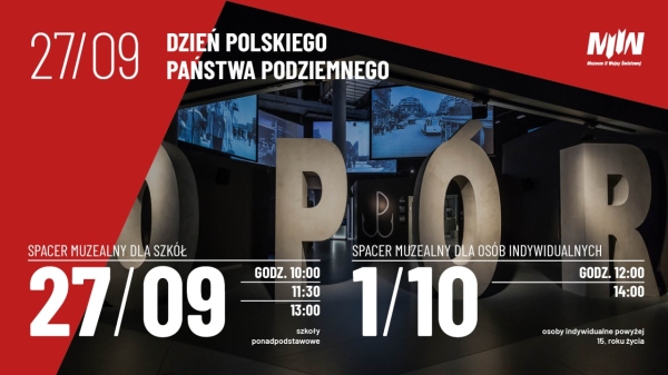 Spacery edukacyjne - Dzień Polskiego Państwa Podziemnego